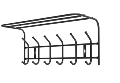 Вешалка настенная ВП6М (ВП6М/Ч черный)