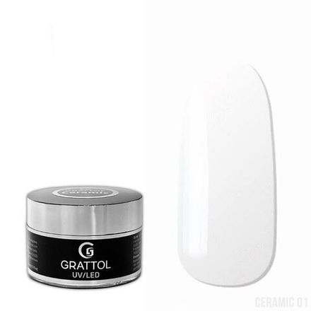 Grattol Camouflage Gel Ceramic 01 - Гель камуфлирующий, 15 мл