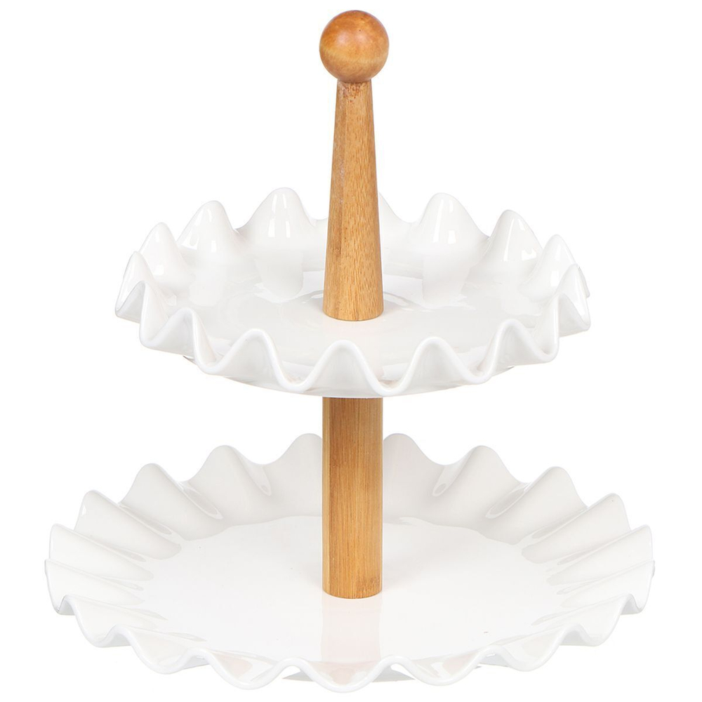 Ваза для фруктов, 2 яр, керам, Y4-3219