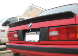 BMW E30 Бленда под квадратный номер на ВП (Реплика "Стекловолокно")