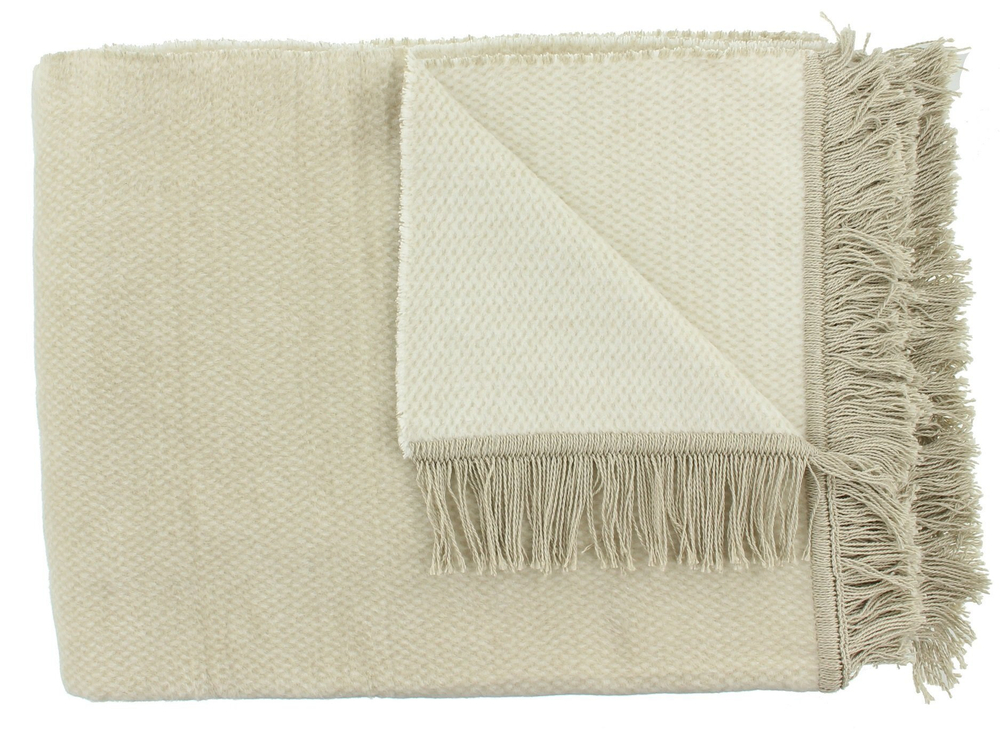 Плед 150x200 Claudi Unami Naturel молочный