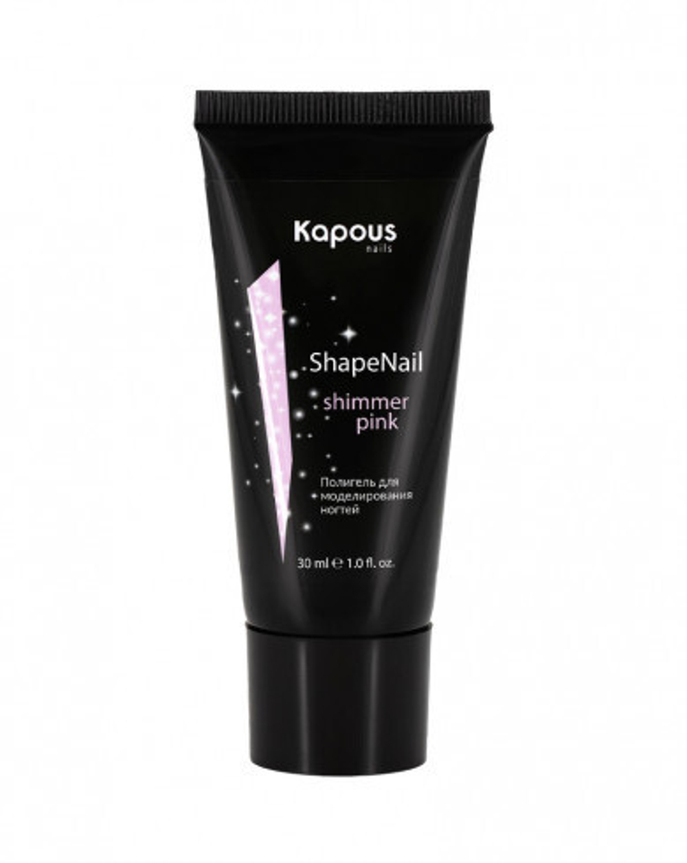 Полигель для моделирования ногтей «ShapeNail» Сверкающий розовый, Kapous, 30 мл