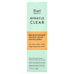 Rael, Miracle Clear, осветляющий эксфолиант с тройными кислотами, без отдушки, 50 мл (1,7 жидк. унции)