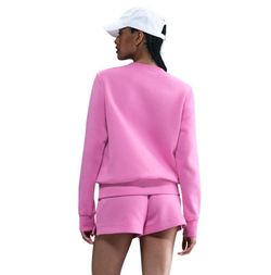 Женская Кофта теннисная Nike Sportwear Phoenix Fleece - playful pink/sail