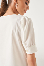 22848 Блузка женская (молочный)