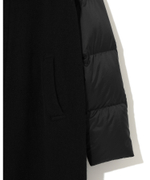 UNDERCOVER ПАЛЬТО ЧЕРНОЕ КОМБИНИРОВАННОЕ