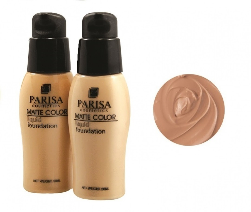 Parisa Крем тональный Matte Color Foundation, F-06, матирующий, тон №05, 30 мл
