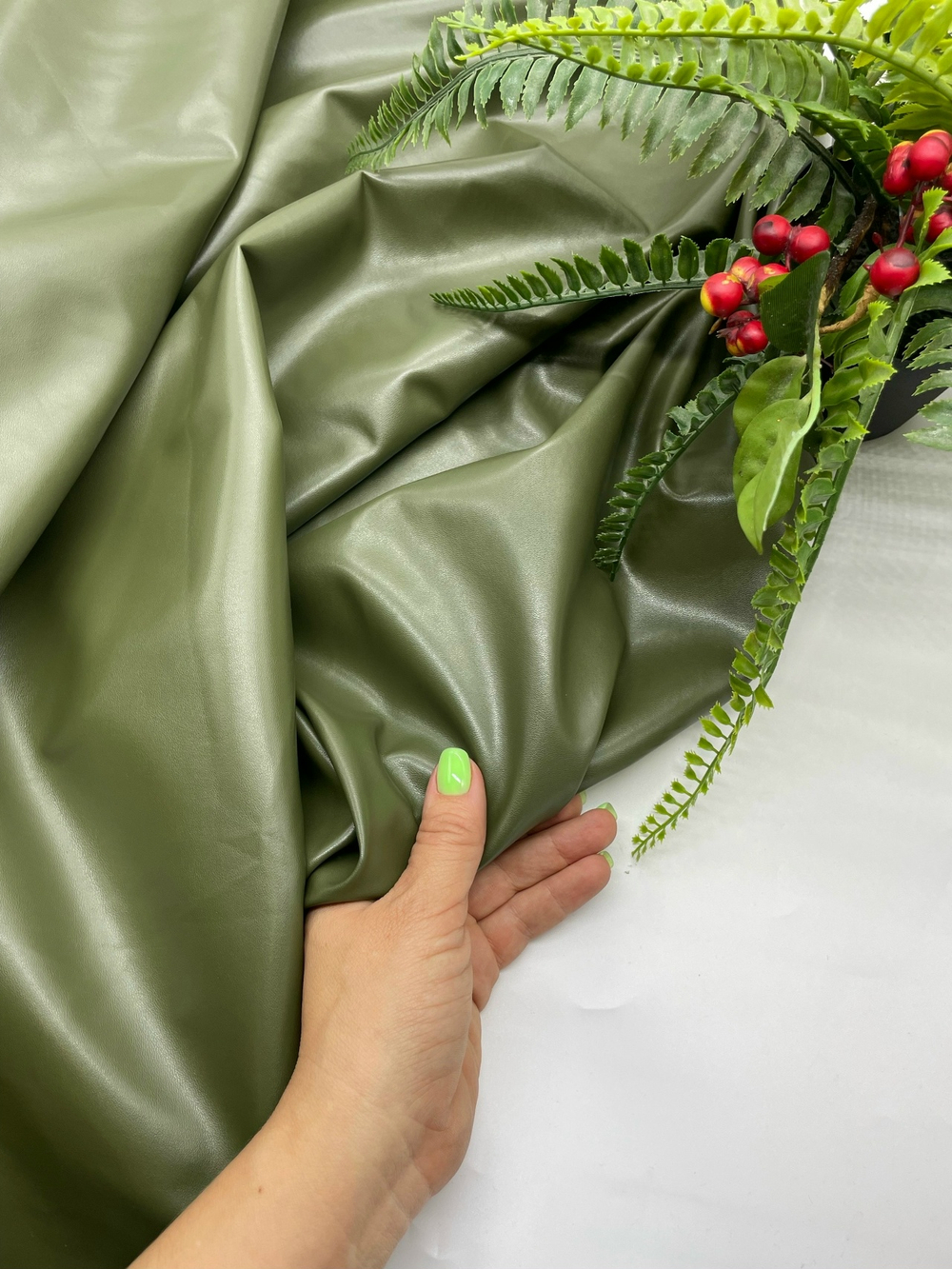 Экокожа Хаки