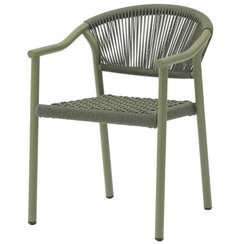 Уличный плетеный стул Syna зелёный