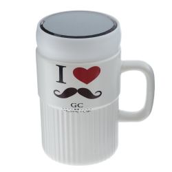 GAEM Кружка с крышкой, 300 мл, L11 W7 H13 см, 300в.