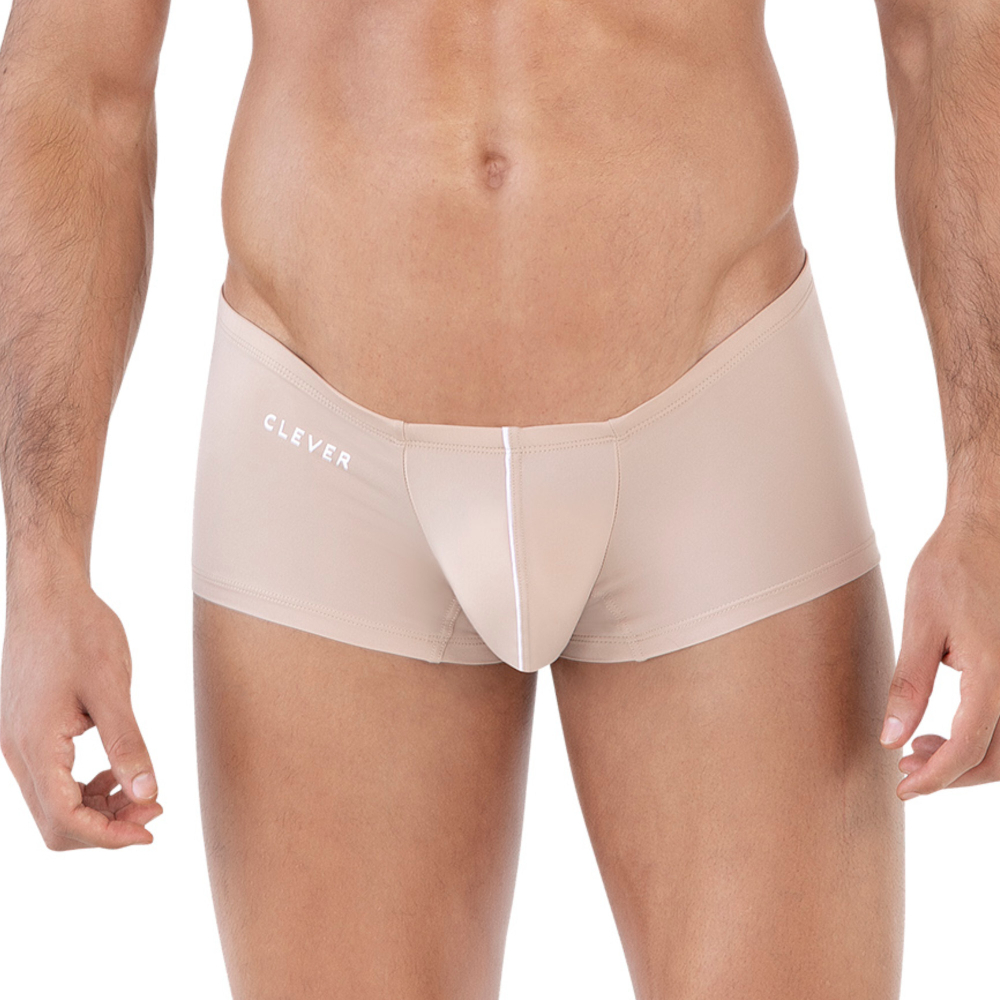 Мужские трусы хипсы бежевые Clever Moda MENTE LATIN BOXER 161602