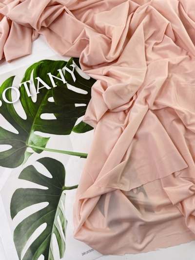 РОЗОВЫЕ СЛИВКИ - Ультратонкий нейлоновый трикотаж (1311 Евгения)