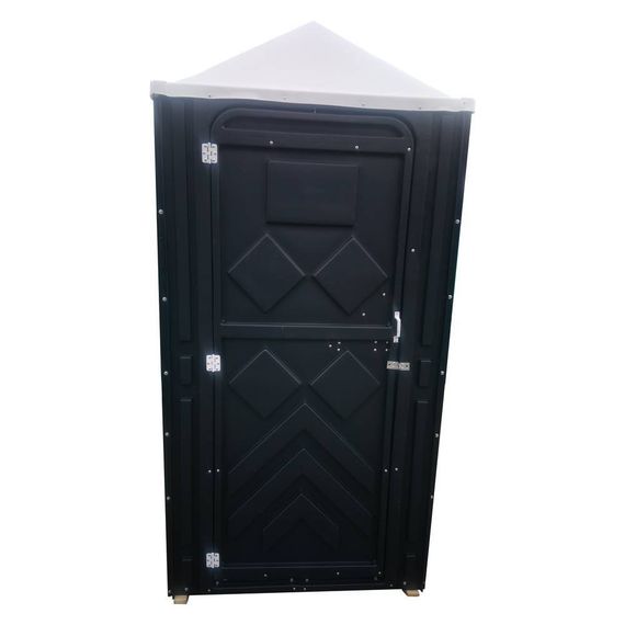 Туалетная кабина Экомарка Рецикл (черный)