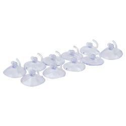 UCC-Y12 CLEAR 010 POLYBAG Присоски для монтажа гирлянд. Набор из 10 шт. Прозрачные. ТМ Uniel