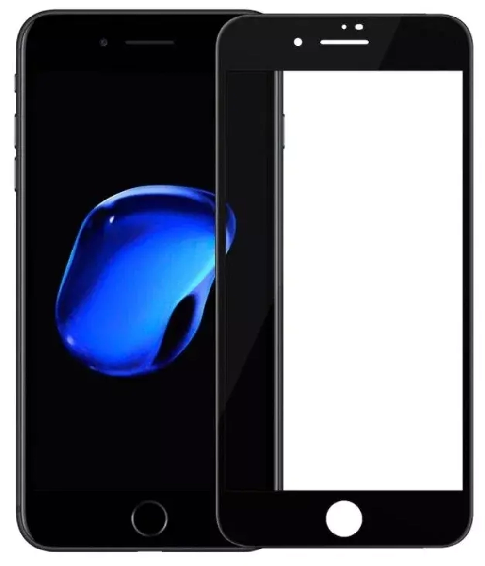 Защитное стекло iPhone 7+ 3D Adpo Black