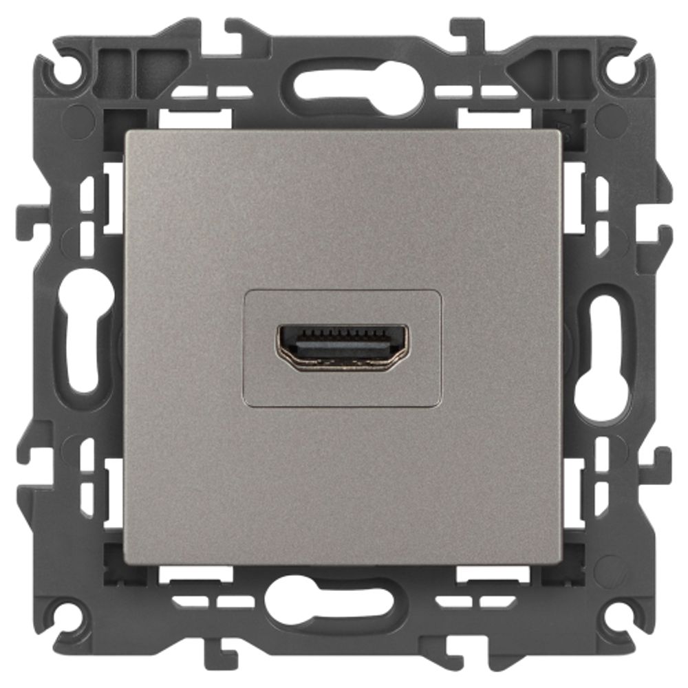 Розетка ЭРА Elegance 14-3114-16 HDMI титан