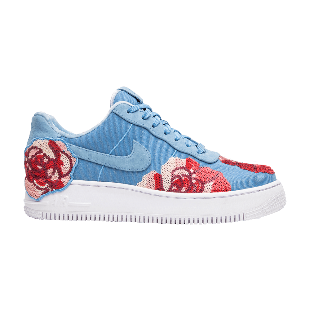 Кроссовки Nike Air Force 1 Denim Rose (Женская размерная сетка)