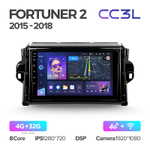 Teyes CC3L 9"для Toyota Fortuner 2015-2018