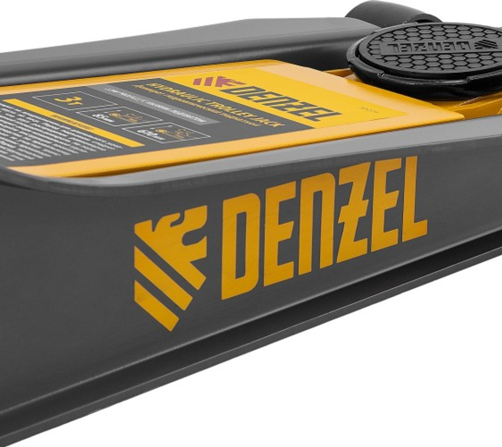 Домкрат подкатной Denzel 51271 гидравлический 3 т, 85-610 мм, низкий подхват SUV