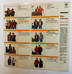 Винтажная виниловая пластинка LP Ray Charles Friendship (Чехословакия 1986)