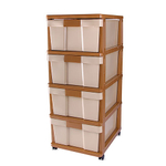 Комод 4-х секционный, цвет бежевый