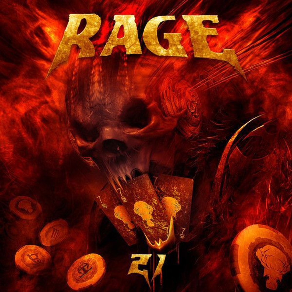 RAGE - 21, power metal, музыкальный компакт диск