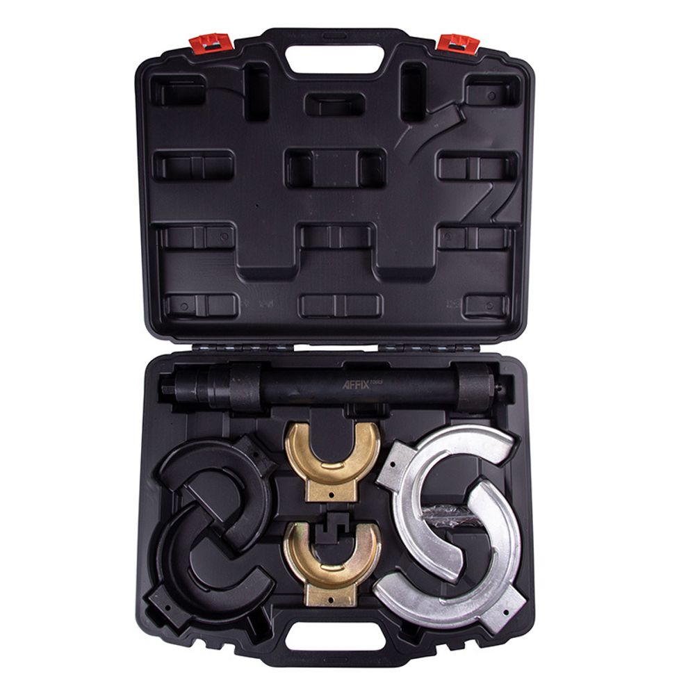 AFFIX (AF10000008C) Стяжка амортизаторных пружин, кованые U-образные держатели, кейс, 8 предметов