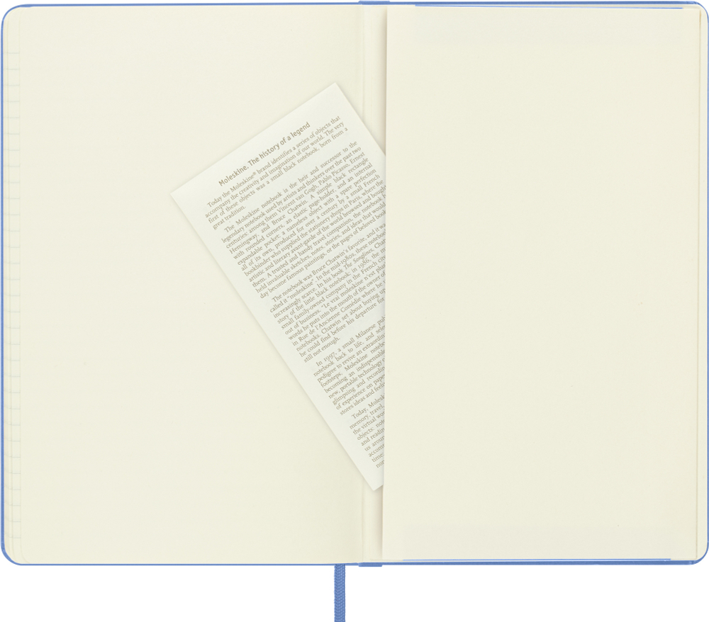 Блокнот Moleskine Classic QP060B42 Large 130х210мм 240стр. линейка твердая обложка голубая гортензия