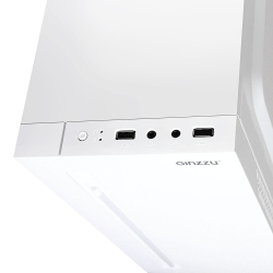 Ginzzu D390 2*USB 2.0,AU White Window