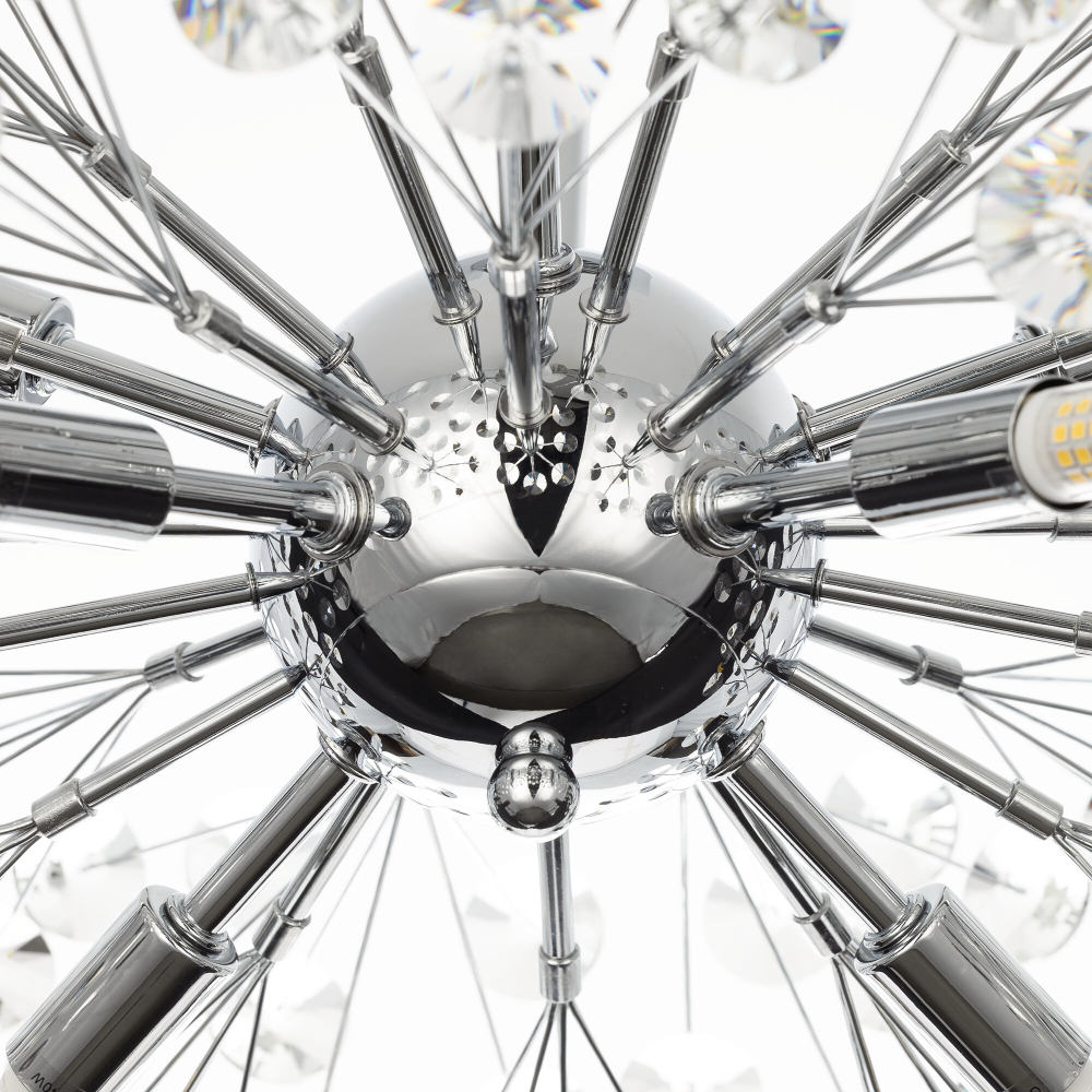 Eletto Betsy EL322CA08.1 Хрустальная люстра на штанге Хром