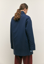 Куртка с шалевым воротником укороченная