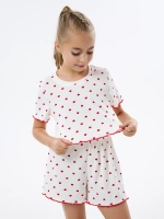 Пижама домашняя с шортами лапша