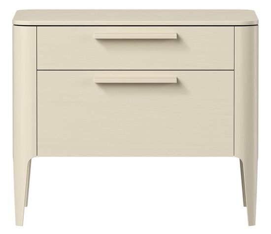 Тумба прикроватная Type oak 2 ящика ширина 60 см (молочный)