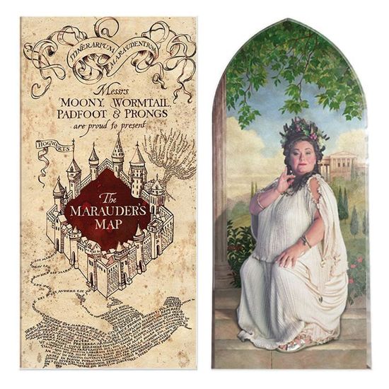 Магниты Гарри Поттер Карта мородеров 2 шт 4895205606845