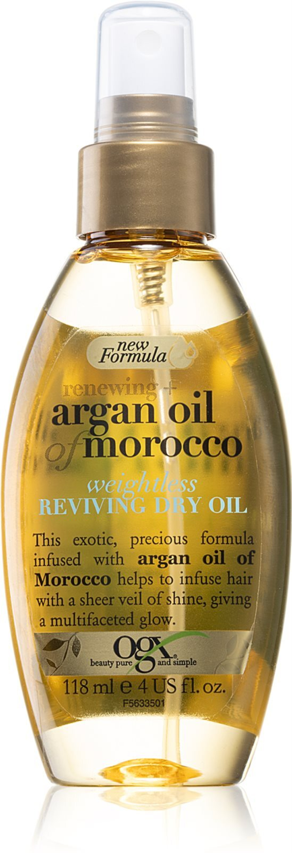 OGX Argan Oil Of Morocco - роскошное масло для сухих волос /   118  ml  / GTIN 3574661563350