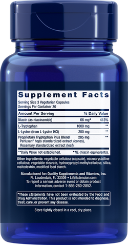 Optimized Tryptophan Plus 90 капсул Life Extension