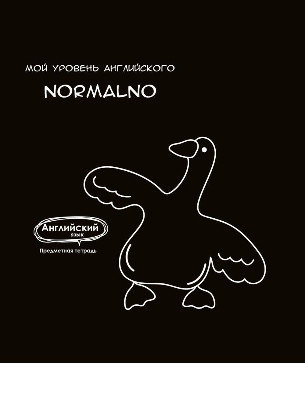 Тетрадь предметная 48л. клетка Английский язык "Подслушано" (Проф-Пресс)