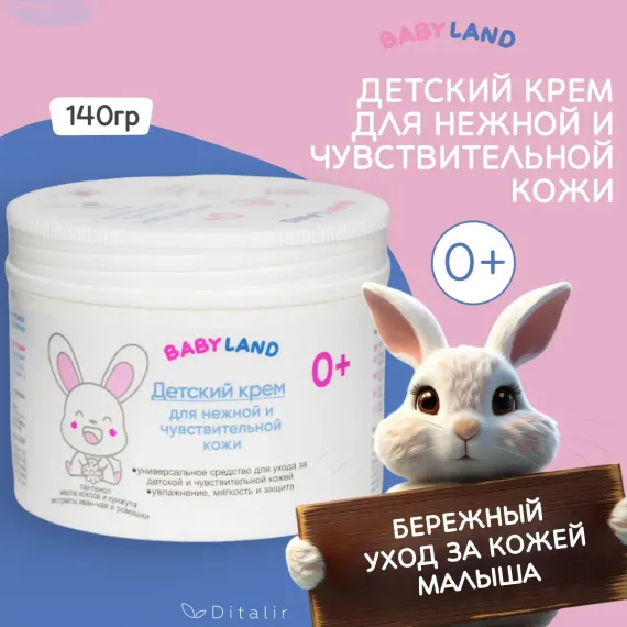 Крем Диталир для чувствительной кожи 0+