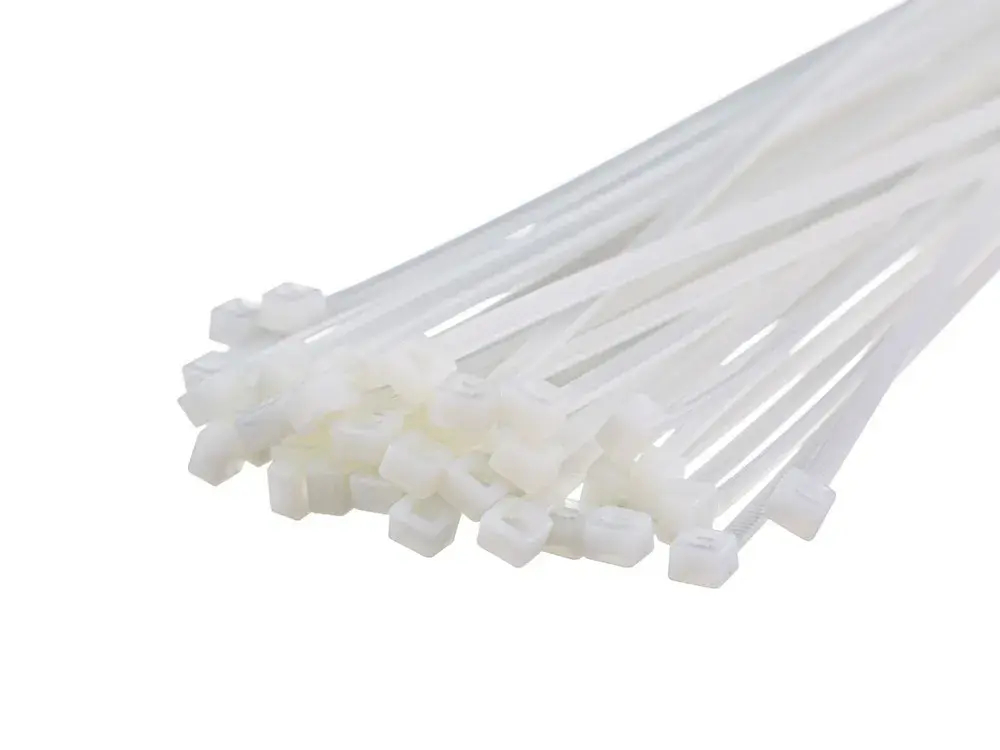 MULTISET Стяжка кабельная нейлоновая 200х2.5 БЕЛАЯ (100шт) в пакете с замком ЗИП-ЛОК