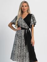 Платье Исида (серо-черное) П16026-54М LT Collection