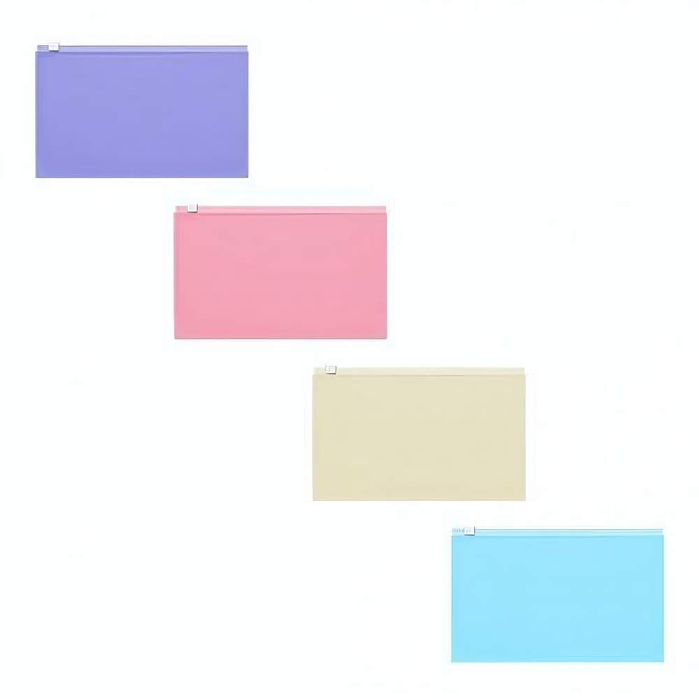 Zip-пакет пластиковый Fizzy Pastel, Card Size, ассорти (ErichKrause)