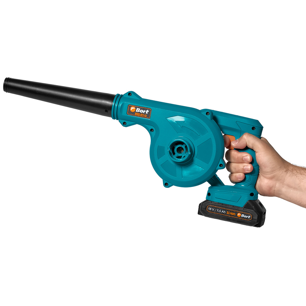Воздуходувка аккумуляторная BORT BSS-21-Li (1x1,5Ач+ЗУ)