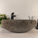 Раковина из речного камня RS-64859 48*45*15 0856