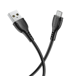 Кабель Borofone BX51 USB-microUSB 2.4A 1м PVC Black