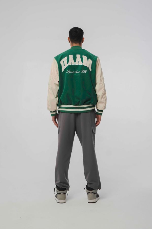 Бомбер Колледж "Saint Exupery" Зеленый - фото 3