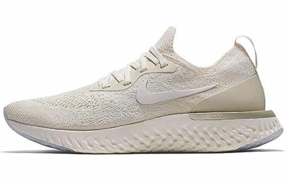 Кроссовки Nike Epic React Flyknit 1 Light Cream (Женская размерная сетка)