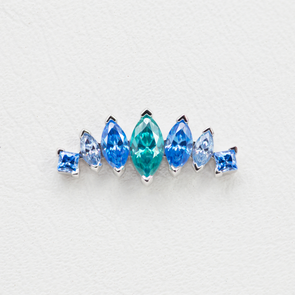 Orion tops with colored gems