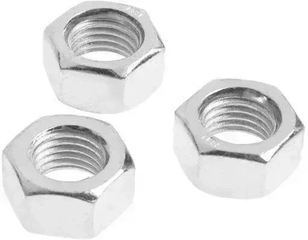 Гайка шестигранная М12, 50шт., DIN 934 Оцинкованная