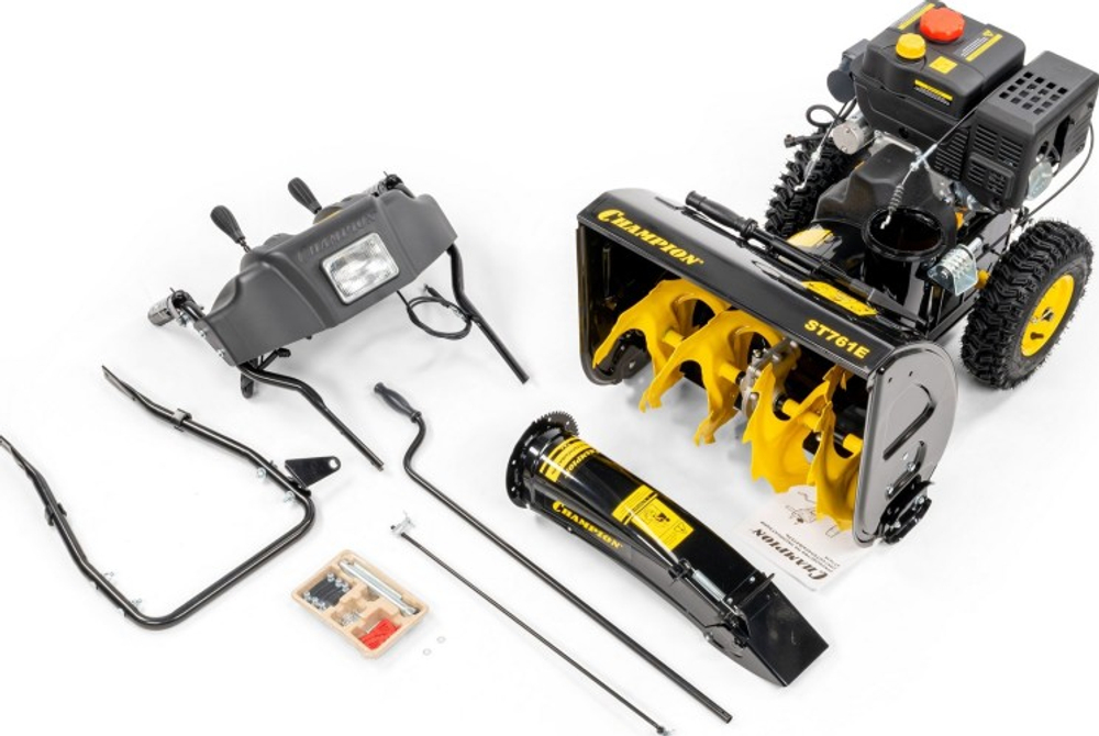 Снегоуборщик бензиновый 7 л.с. с электрозапуском CHAMPION ST761E