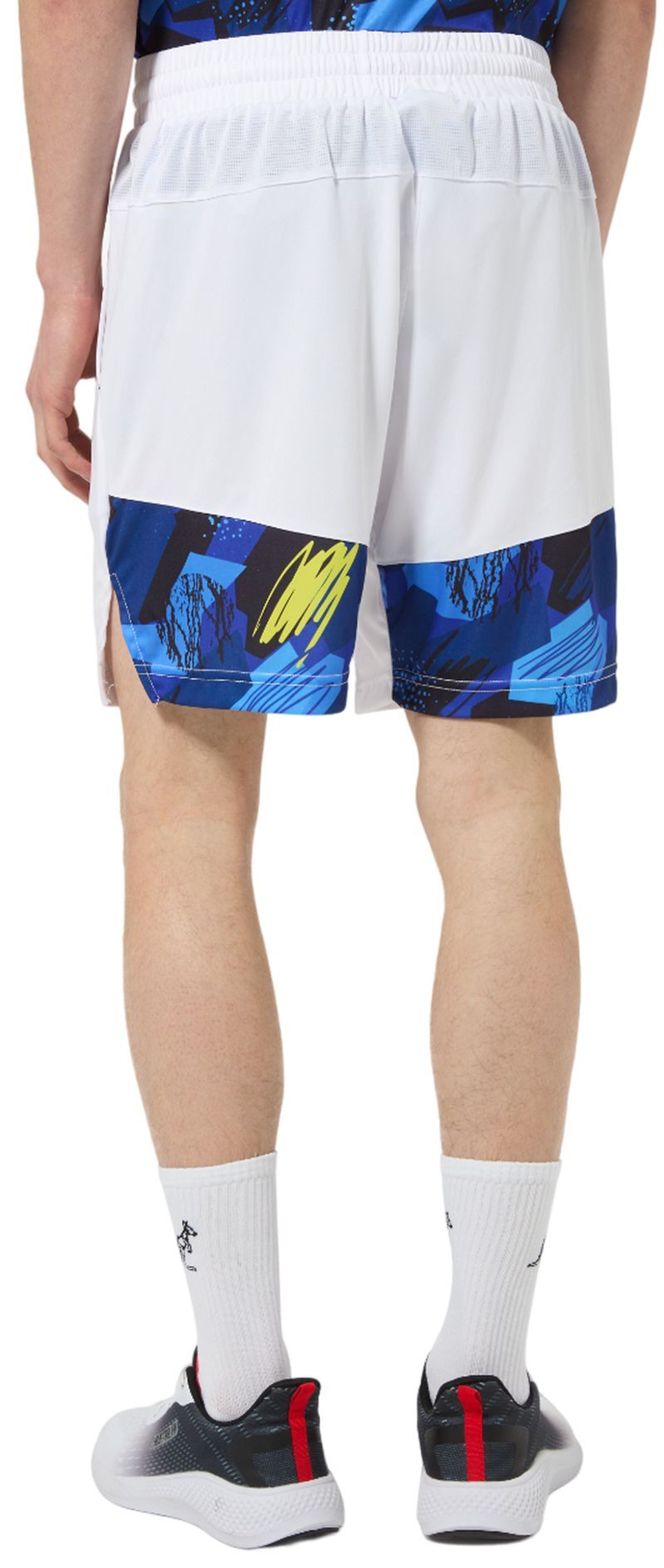 Мужские теннисные шорты Australian Scribble Block in Ace - белый